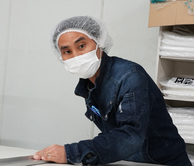 先輩社員 所属：フィルタ加工