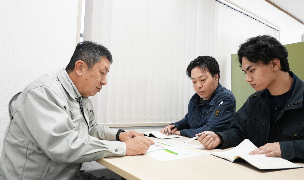 安定と充実の職場環境