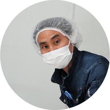 先輩社員 所属：フィルタ加工